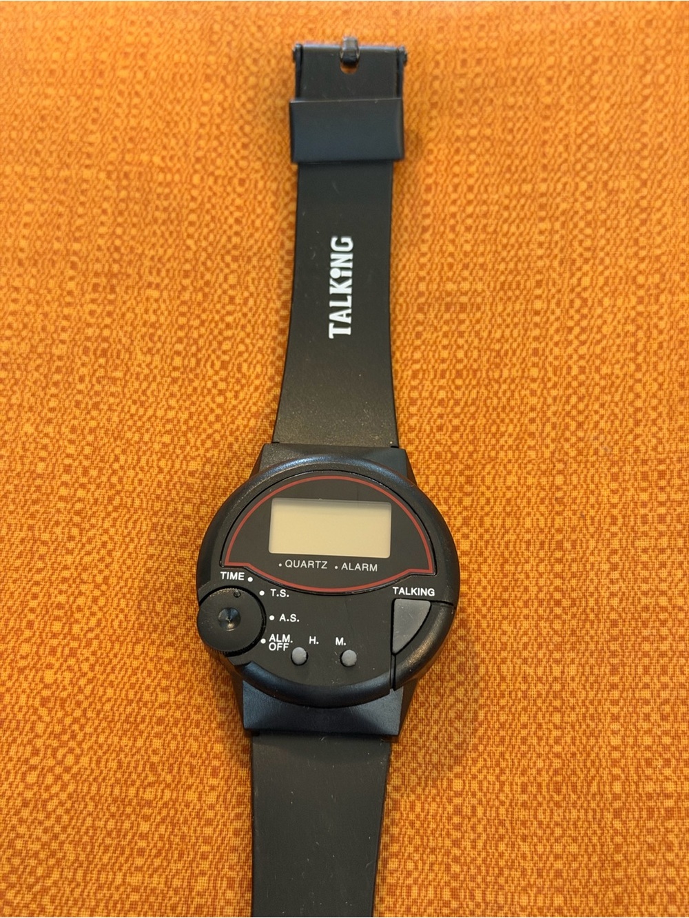 Digital Alarm Watch - Brand, Black